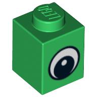 LEGO® los onderdeel Steen met Motief Groen 3005pb011