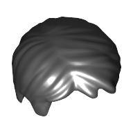 LEGO® los onderdeel Haar in kleur Zwart 62810