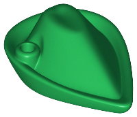 LEGO® los onderdeel Hoofddeksels in kleur Groen 88489