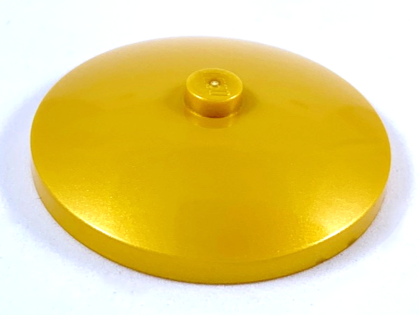 LEGO® los onderdeel Schaal in kleur Parel Goud 3960