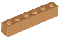 LEGO® los onderdeel Steen in kleur Medium Noga 3009