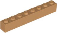 Plaatje in Gallery viewer laden, LEGO® los onderdeel Steen in kleur Medium Noga 3008