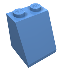 Plaatje in Gallery viewer laden, LEGO® los onderdeel Dakpan Algemeen Medium Blauw 3678b