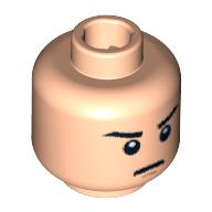 LEGO® los onderdeel Hoofd in kleur Lichte Noga 3626pb0402