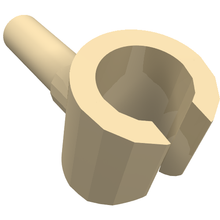 Plaatje in Gallery viewer laden, LEGO® los onderdeel Lijf Accessoire in kleur Geelbruin 983