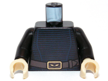 Plaatje in Gallery viewer laden, LEGO® los onderdeel Lijf met Motief Zwart 973pb0634c01