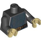 LEGO® los onderdeel Lijf met Motief Zwart 973pb0634c01
