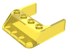 Plaatje in Gallery viewer laden, LEGO® los onderdeel Voorruit in kleur Doorzichtig Geel 6238