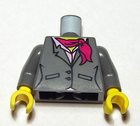 LEGO® Lijf met Motief Donker Blauwachtig Grijs 973pb0639c01
