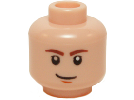 LEGO® los onderdeel Hoofd in kleur Lichte Noga 3626pb0442