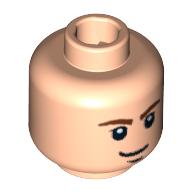 LEGO® los onderdeel Hoofd in kleur Lichte Noga 3626pb0442