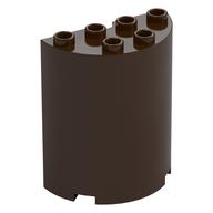 LEGO® los onderdeel Cilinder in kleur Donker Bruin 6259
