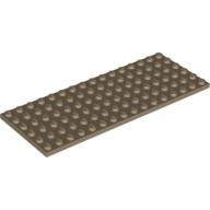 Plaatje in Gallery viewer laden, LEGO® los onderdeel Plaat Algemeen Donker Geelbruin 3027