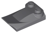 LEGO® Dakpan Gebogen Donker Blauwachtig Grijs 47456