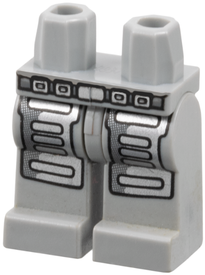 LEGO® Benen met Motief Licht Blauwachtig Grijs 970c00pb0051
