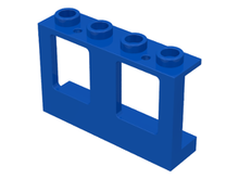 Plaatje in Gallery viewer laden, LEGO® los onderdeel Raamkozijn in kleur Blauw 61345