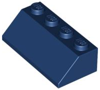 LEGO® los onderdeel Dakpan Algemeen Donkerblauw 3037