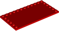 Plaatje in Gallery viewer laden, LEGO® los onderdeel Tegel Aangepast in kleur Rood 6178