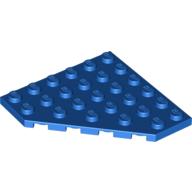 LEGO® los onderdeel Wig Plaat in kleur Blauw 6106