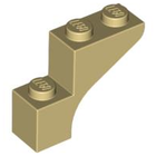 LEGO® los onderdeel Steen Boog in kleur Geelbruin 88292