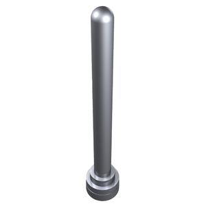 LEGO® los onderdeel Antenne in kleur Metallisch Zilver 3957