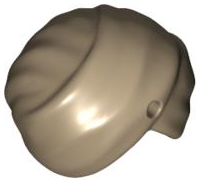 LEGO® los onderdeel Hoofddeksels Donker Geelbruin 40235