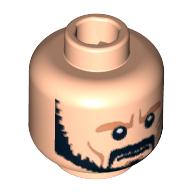 LEGO® los onderdeel Hoofd in kleur Lichte Noga 3626pb0420