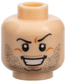 LEGO® los onderdeel Hoofd in kleur Lichte Noga 3626pb0419