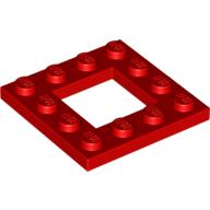LEGO® los onderdeel Plaat Aangepast in kleur Rood 64799