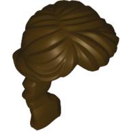 Plaatje in Gallery viewer laden, LEGO® los onderdeel Haar in kleur Donker Bruin 88286