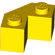 Plaatje in Gallery viewer laden, LEGO® los onderdeel Steen Aangepast in kleur Geel 87620