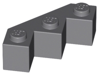 LEGO® Steen Aangepast Donker Blauwachtig Grijs 2462