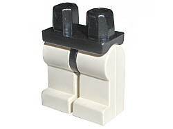 LEGO® los onderdeel Benen in kleur Zwart 970c01