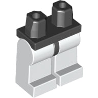 Plaatje in Gallery viewer laden, LEGO® los onderdeel Benen in kleur Zwart 970c01