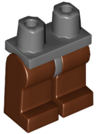 Plaatje in Gallery viewer laden, LEGO® los onderdeel Benen Donker Blauwachtig Grijs 970c88