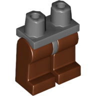 Plaatje in Gallery viewer laden, LEGO® los onderdeel Benen Donker Blauwachtig Grijs 970c88