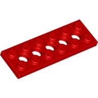 Plaatje in Gallery viewer laden, LEGO® los onderdeel Technische Plaat in kleur Rood 32001
