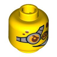 LEGO® los onderdeel Hoofd in kleur Geel 3626bpb0447