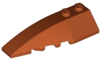 LEGO® los onderdeel Wig in kleur Donker Oranje 41748
