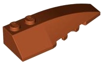 LEGO® los onderdeel Wig in kleur Donker Oranje 41747