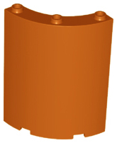 LEGO® los onderdeel Cilinder in kleur Donker Oranje 30562