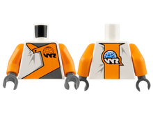 Plaatje in Gallery viewer laden, LEGO® los onderdeel Lijf met Motief Wit 973pb0685c01