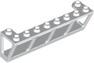 LEGO® los onderdeel Raamkozijn in kleur Wit 89648