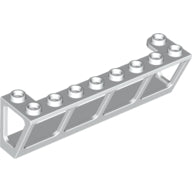 LEGO® los onderdeel Raamkozijn in kleur Wit 89648