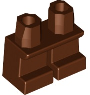 LEGO® los onderdeel Benen Aangepast Roodachtig Bruin 41879