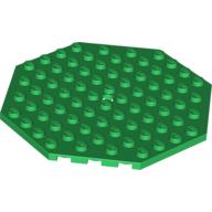 LEGO® los onderdeel Plaat Aangepast in kleur Groen 89523