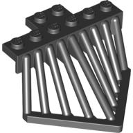 LEGO® los onderdeel Trein in kleur Zwart 90201