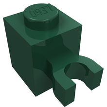 Plaatje in Gallery viewer laden, LEGO® los onderdeel Steen Aangepast Donkergroen 60475