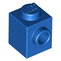 Plaatje in Gallery viewer laden, LEGO® los onderdeel Steen Aangepast in kleur Blauw 87087