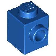 Plaatje in Gallery viewer laden, LEGO® los onderdeel Steen Aangepast in kleur Blauw 87087
